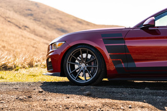 BATHURST Gloss Gunmetal on Ford Mustang