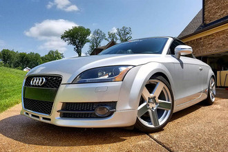 BRISTOL Silver with Mirror Cut Face on Audi TT