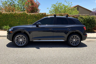 CLYPSE Titanium with Matte Brushed Face on Audi Q5