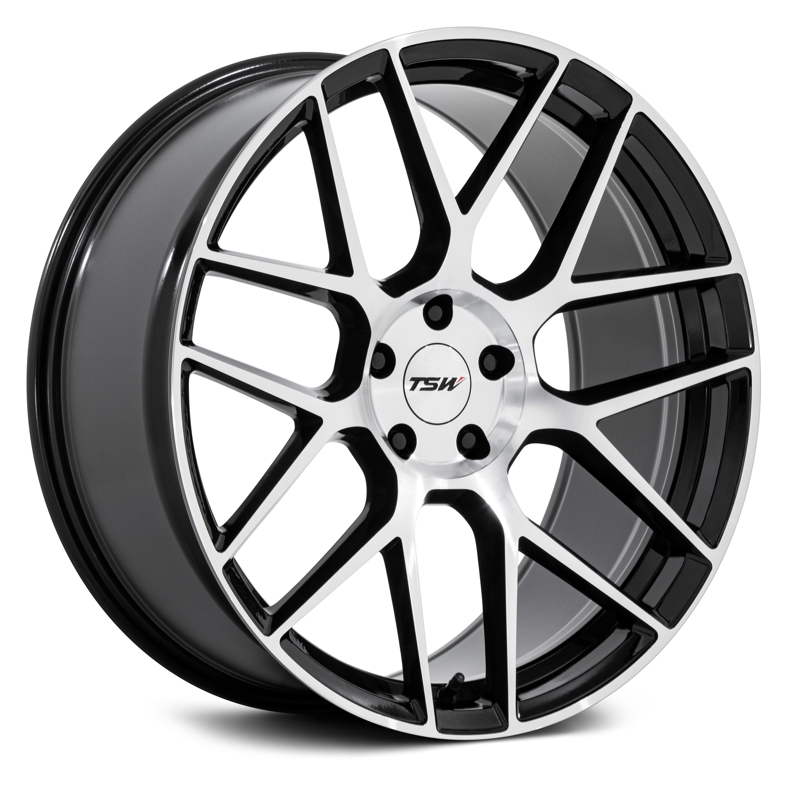 TSW® LASARTHE Wheels - Gloss Black with Machined Face Rims