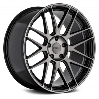 TSW® - NORD Semi Gloss Black with Ball Milling And Machined Dark Tint Face