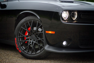 SEBRING Matte Black on Dodge Challenger