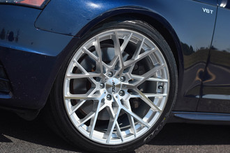 SEBRING Silver with Mirror Cut Face on Audi B8 S4