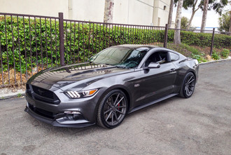 BATHURST Gloss Gunmetal on Ford Mustang