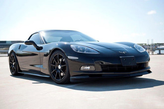 INTERLAGOS Matte Black on Chevrolet Corvette