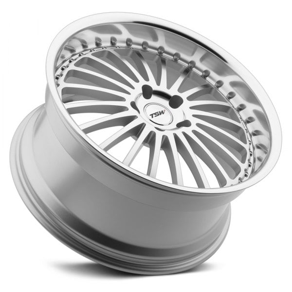 TSW® SILVERSTONE Wheels - Silver with Mirror Cut Face and