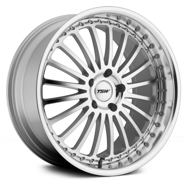 TSW® - SILVERSTONE Silver with Mirror Cut Face and Lip