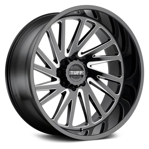 TUFF® - T2A Gloss Black with Milled Spokes