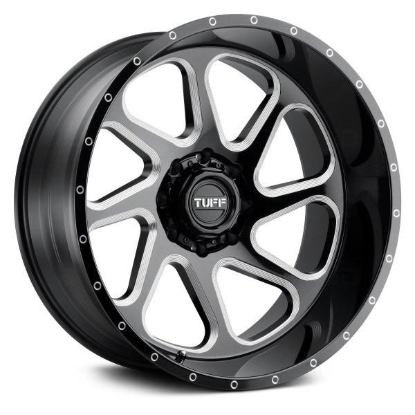 TUFF® - T2B Gloss Black with Milled Spokes