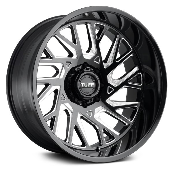 TUFF® - T4B Gloss Black with Milled Spokes