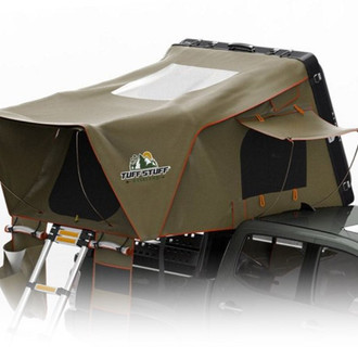 Tuff Stuff Overland® - Alpha II Black Hardshell Rooftop Tent