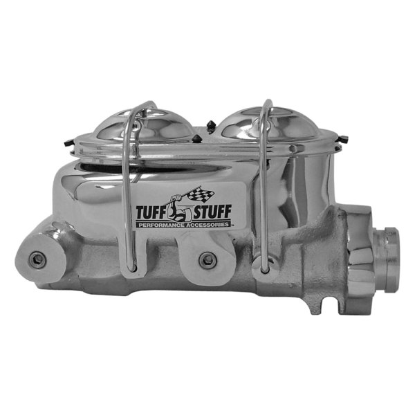 Tuff Stuff Performance® - 1" Chrome Dual Cast Iron Reservoir Brake Master Cylinder