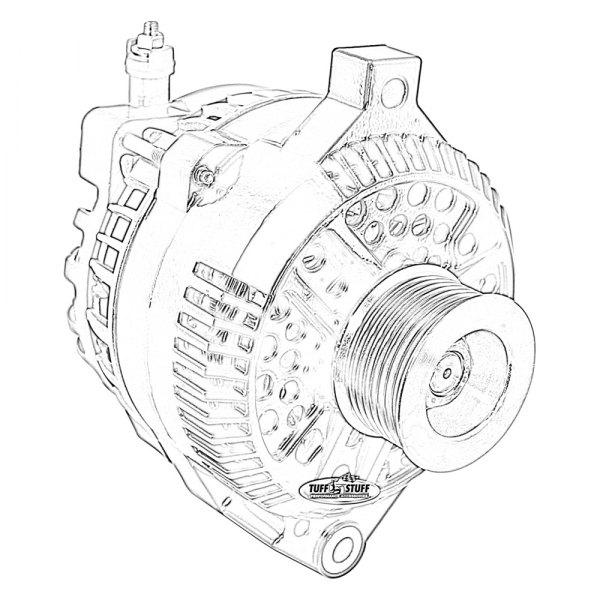 Tuff Stuff Performance® - Ford 3G Alternator with Serpentine Pulley (200A; 12V)