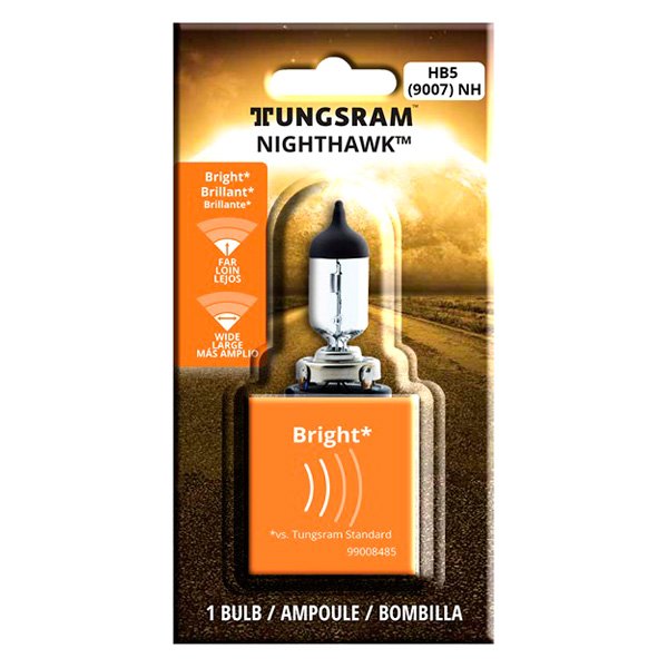 Tungsram® - Nighthawk™ Replacement White 65W 13V Bulb (9007)