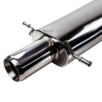 TurboXS® - 304 SS Axle-Back Exhaust System with Single Rear Exit