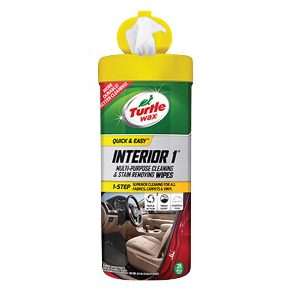 Turtle Wax® - Interior 1™ Multi-Purpose Cleaning Wipes
