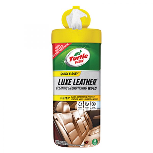 Turtle Wax® - Luxe Leather Cleaning and Conditioning Wipes