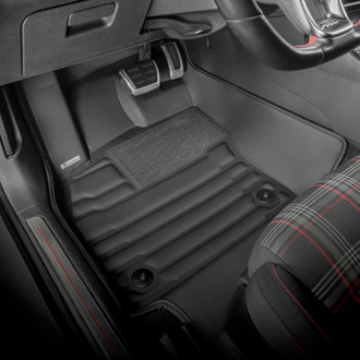 TuxMat® - 1st & 2nd Row Black Floor Liner Set