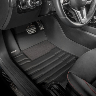 TuxMat® - 1st & 2nd Row Black Floor Liner Set