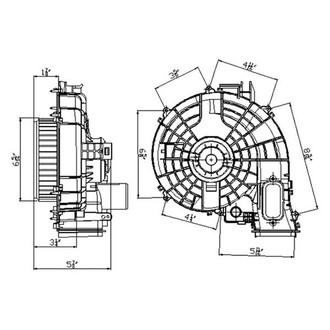 TYC® - HVAC Blower Motor Assembly