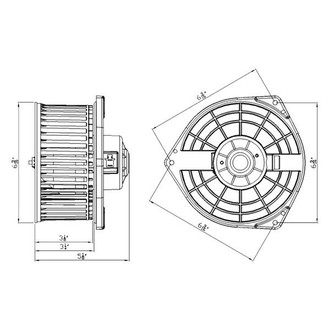 TYC® - HVAC Blower Motor Assembly