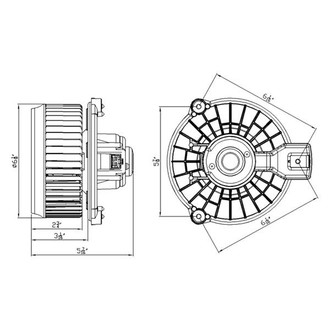 TYC® - HVAC Blower Motor Assembly