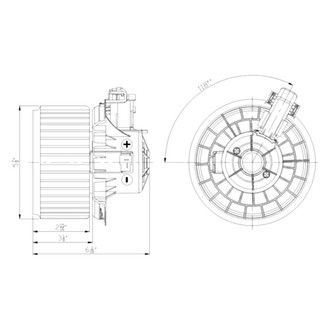 TYC® - HVAC Blower Motor Assembly