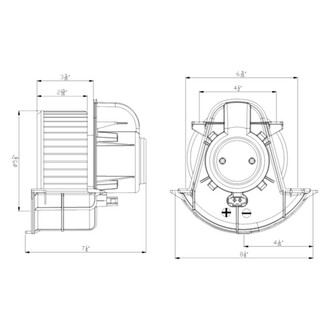 TYC® - HVAC Blower Motor Assembly