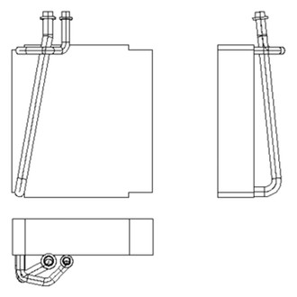 TYC® - A/C Evaporator Core