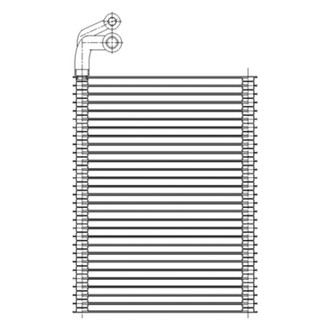 TYC® - A/C Evaporator Core