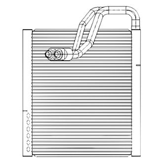 TYC® - A/C Evaporator Core