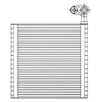 TYC® - A/C Evaporator Core