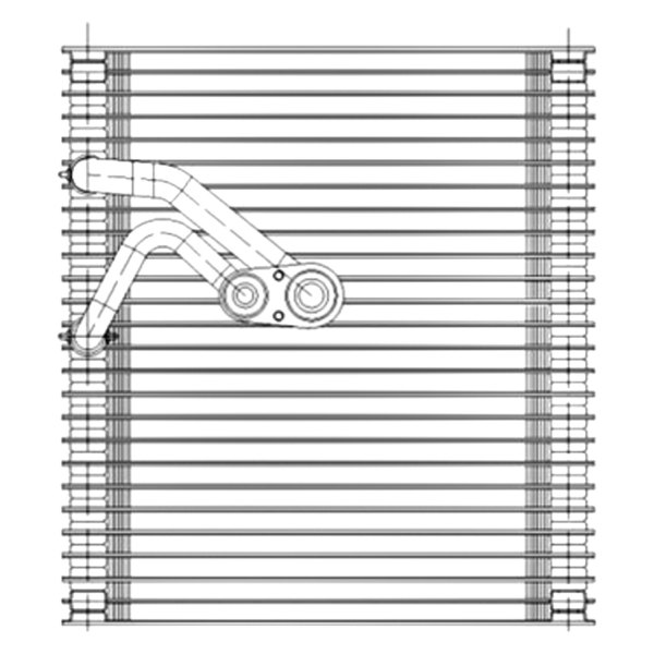 TYC® - A/C Evaporator Core