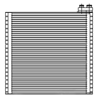 TYC® - A/C Evaporator Core