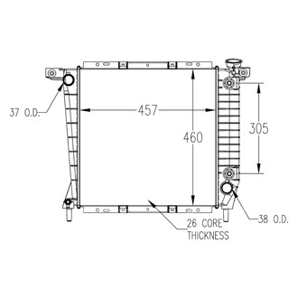 TYC® - Engine Coolant Radiator