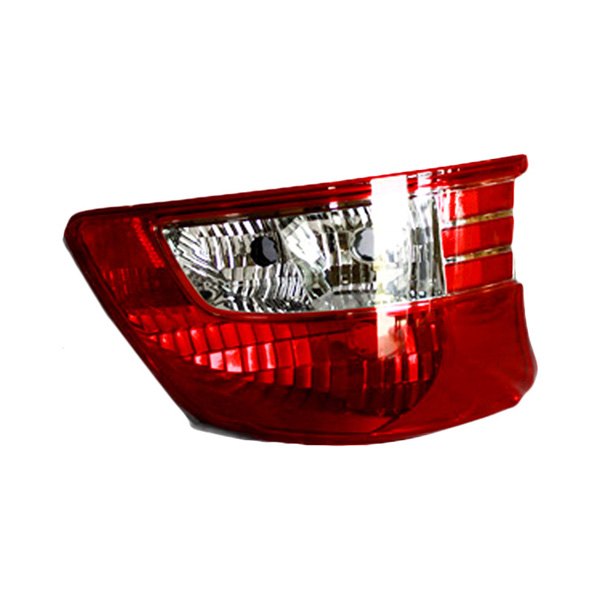 TYC® - Driver Side Replacement Tail Light Lens and Housing, Toyota Yaris