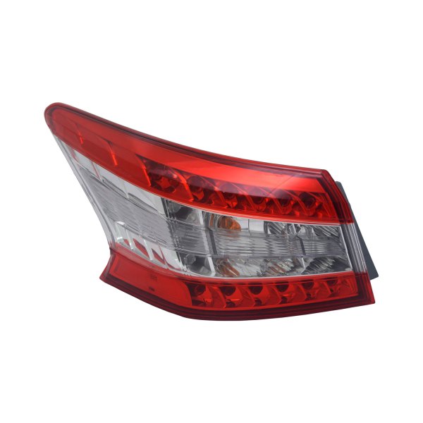 TYC® - Driver Side Outer Replacement Tail Light, Nissan Sentra