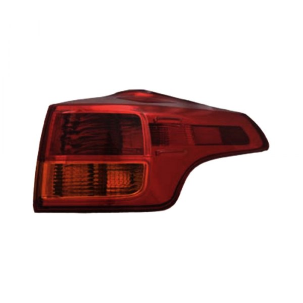 TYC® - Passenger Side Outer Replacement Tail Light Lens and Housing, Toyota RAV4