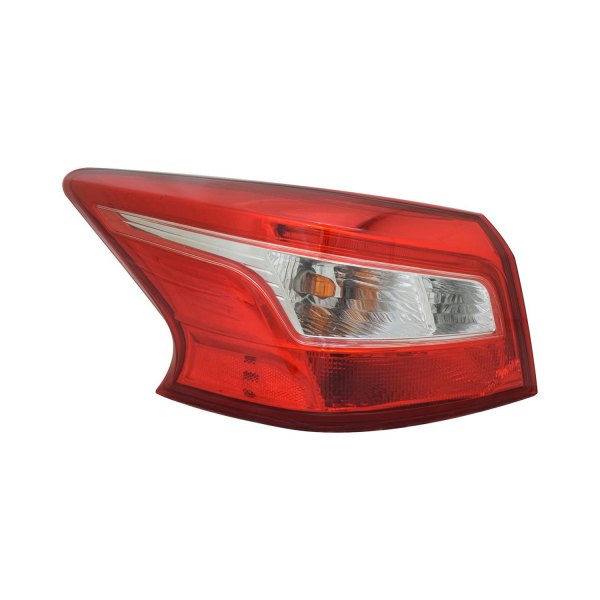 TYC® - Driver Side Outer Replacement Tail Light, Nissan Sentra