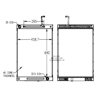 TYC® - Engine Coolant Radiator