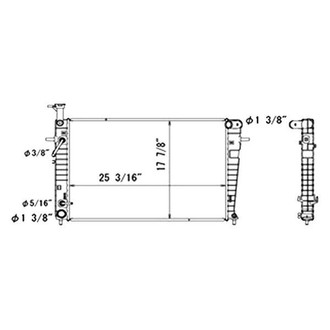 TYC® - Engine Coolant Radiator