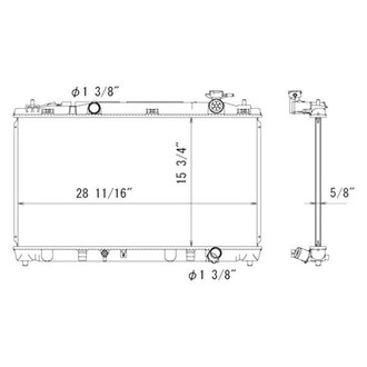 TYC® - Engine Coolant Radiator