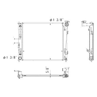 TYC® - Engine Coolant Radiator