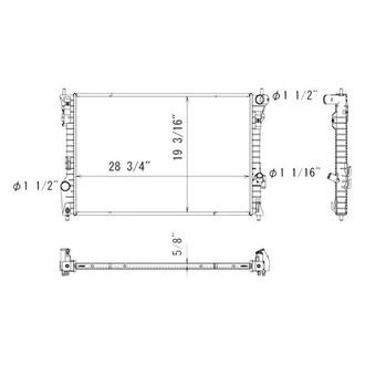 TYC® - Engine Coolant Radiator