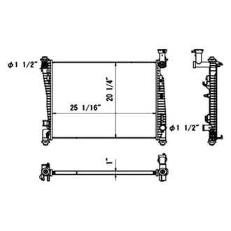 TYC® - Engine Coolant Radiator