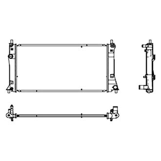 TYC® - Engine Coolant Radiator