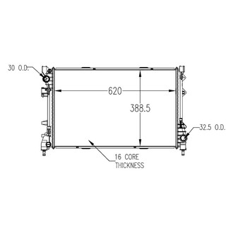 TYC® - Engine Coolant Radiator