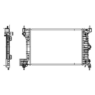 TYC® - Engine Coolant Radiator