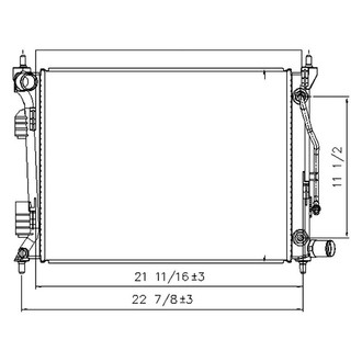 TYC® - Engine Coolant Radiator
