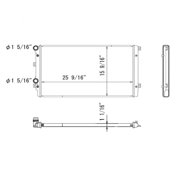 TYC® - Engine Coolant Radiator